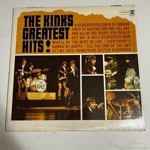 Vintage The Kinks Greatest Hits Vinyl Record Album
